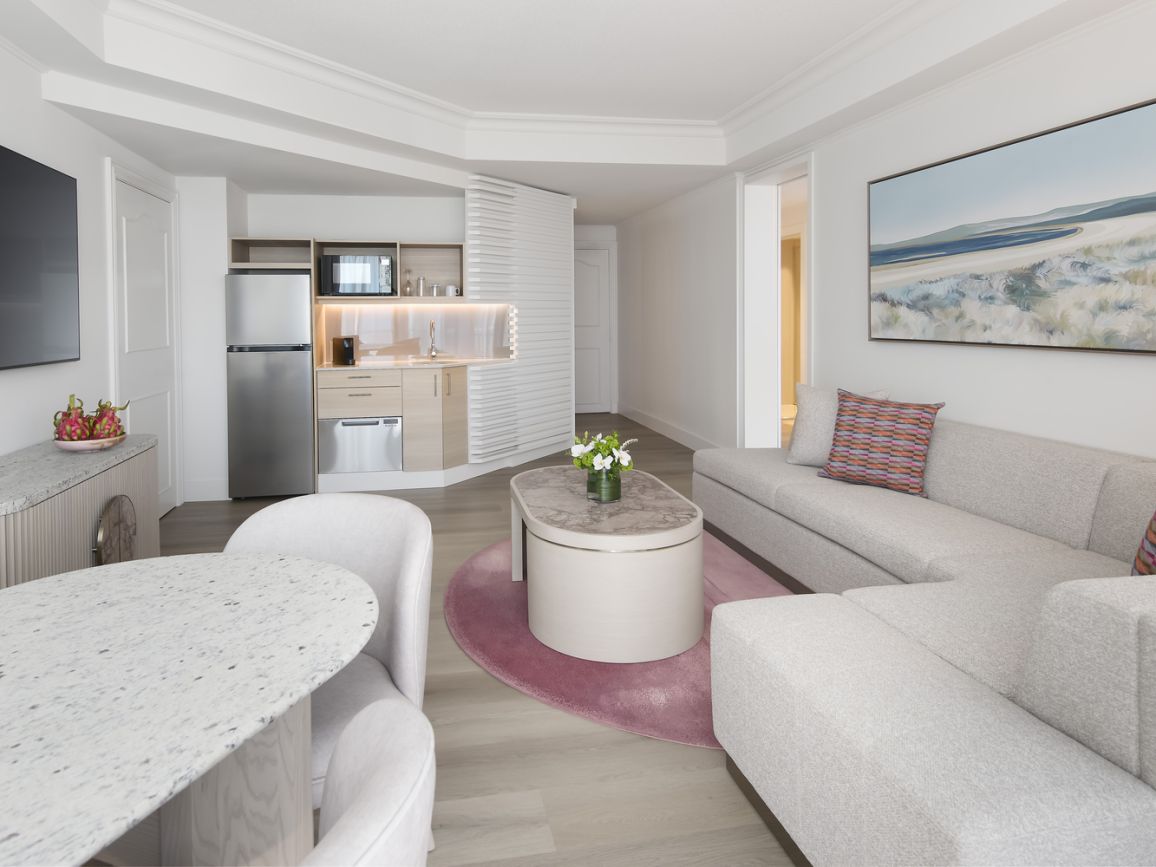 Living Room and Dining Room